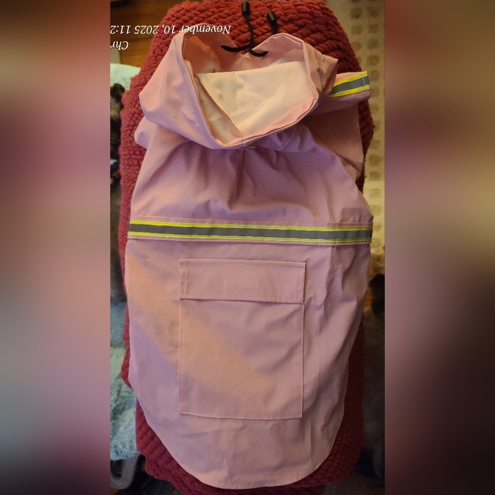 PINK DOG RAINCOAT